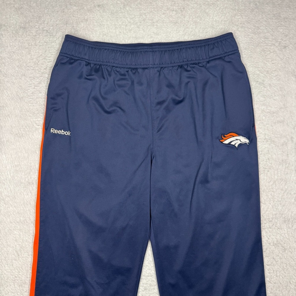 NFL‎ Denver Broncos Track Pants Team Apparel Blue Men's Size Large - Picture 2 of 12